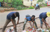 Week 31 ’Shramadan for Swacchata Abhiyan’ in city by RKM on July 7